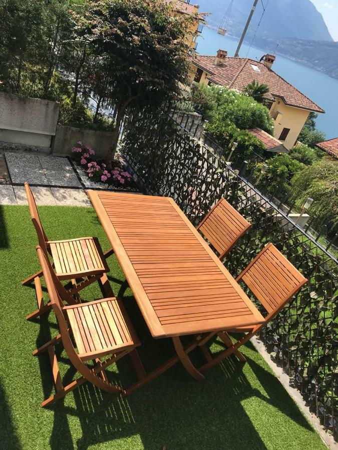 Apartment With Garden And Terrace Beautiful Lake View Беллано Экстерьер фото